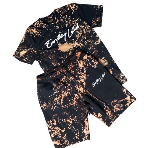 Bleached Logo Short Set