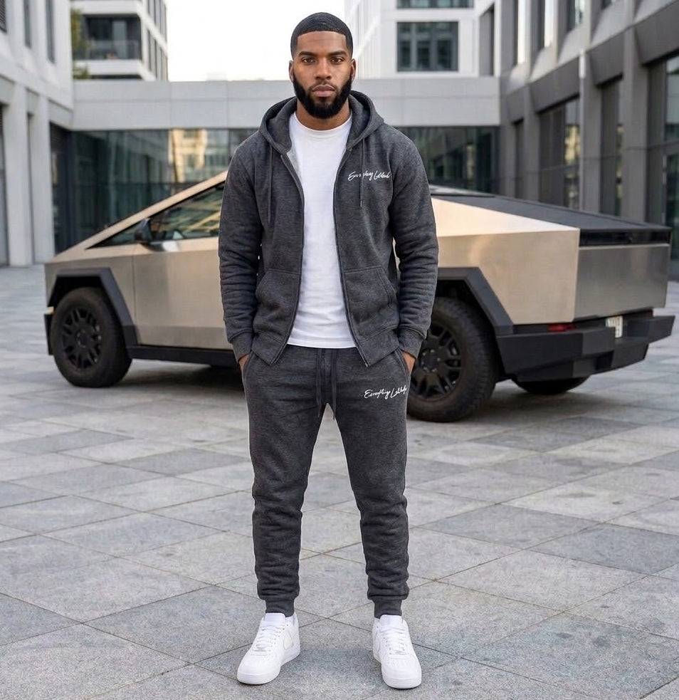 Logo Zip Up Sweatsuit