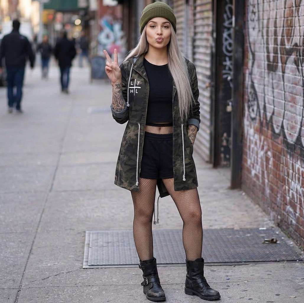 Camo Jacket w/ Cross Logo