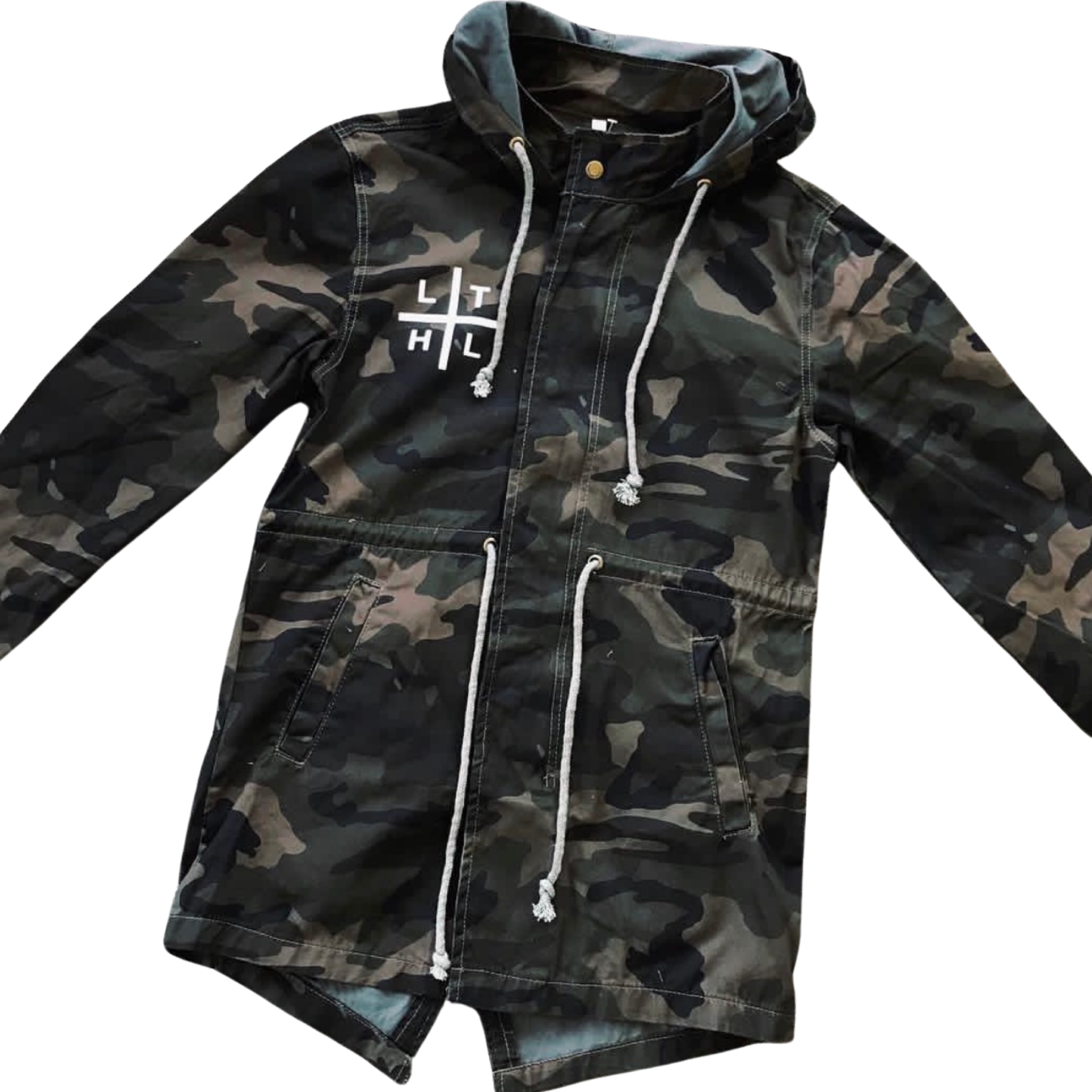 Camo Jacket w/ Cross Logo
