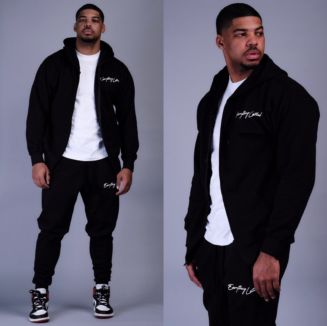 Logo Zip Up Sweatsuit