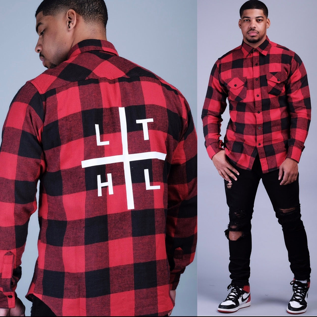 Flannel - Back Cross Logo
